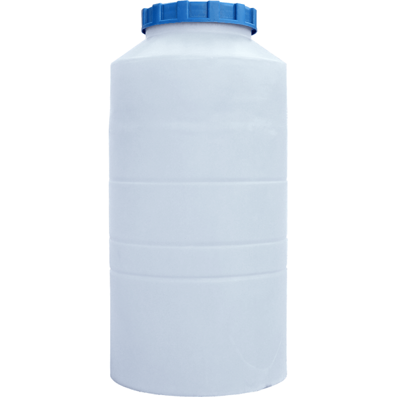 Бочка 250 л вертикальна ВО ПБ біла Пласт Бак